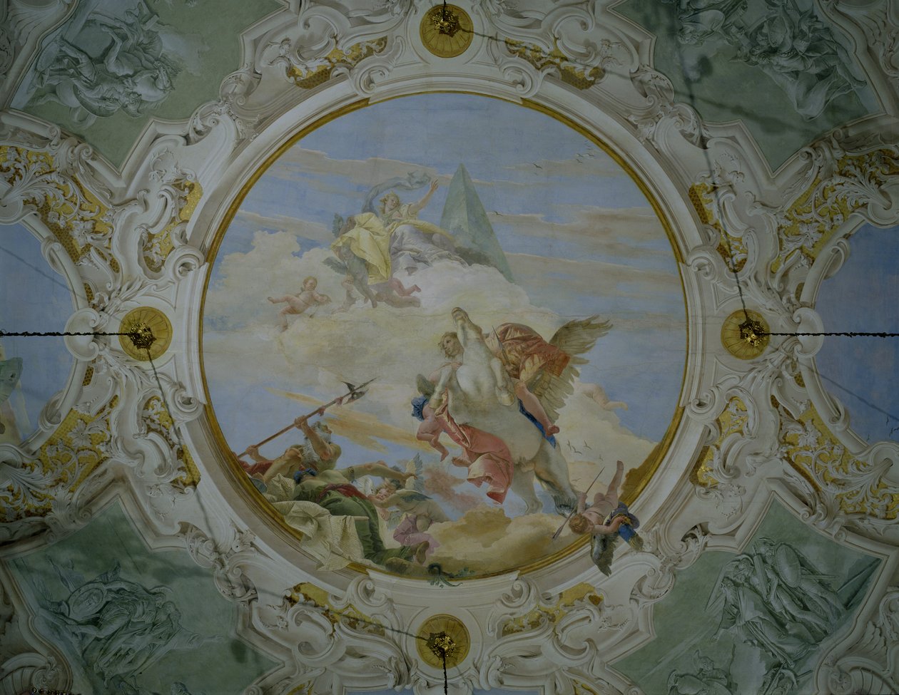 Bellerofonte che cavalca Pegaso, c.1746-47 da Giovanni Battista Tiepolo