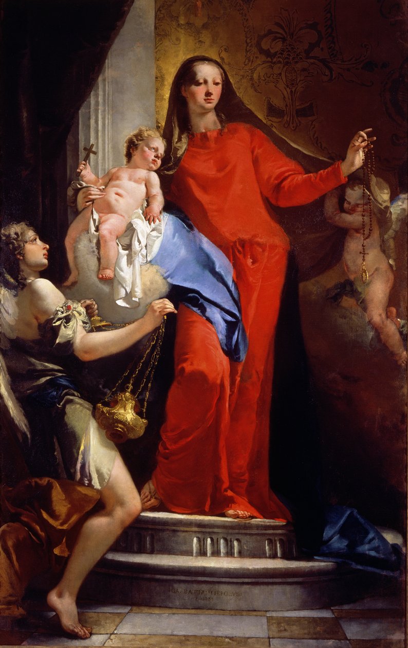 Madonna del Rosario da Giovanni Battista Tiepolo