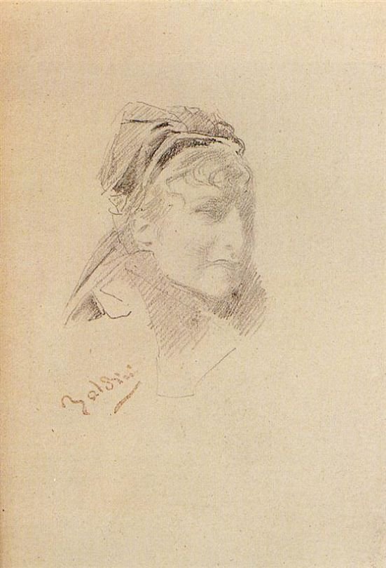 Ritratto di Sarah Bernhardt da Giovanni Boldini