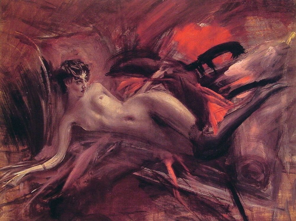 Nudo reclinato da Giovanni Boldini