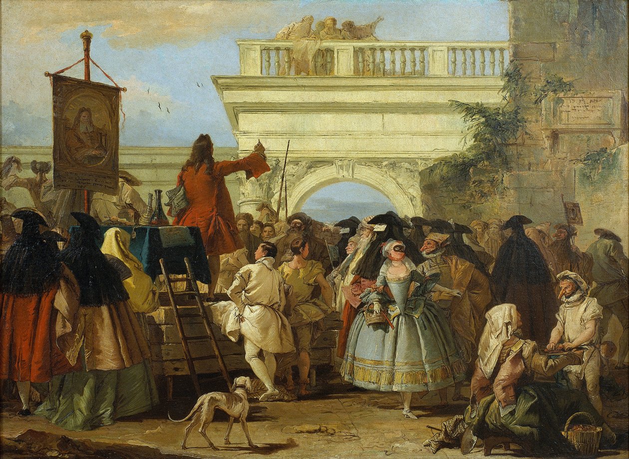 Il ciarlatano da Giovanni Domenico Tiepolo