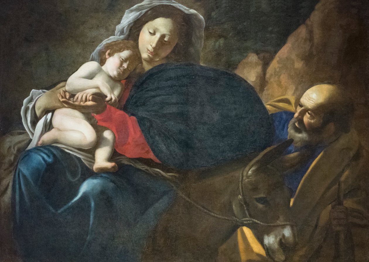 Fuga in Egitto da Giovanni Battista Caracciolo
