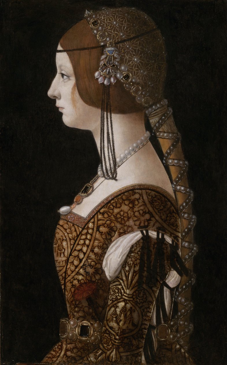 Bianca Maria Sforza da Giovanni Ambrogio de Predis