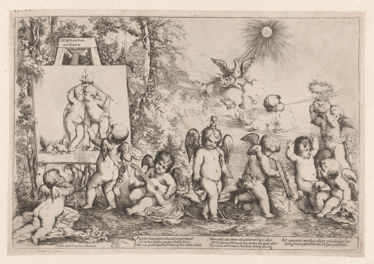 Allegoria con putti da Giovanni Andrea Podesta