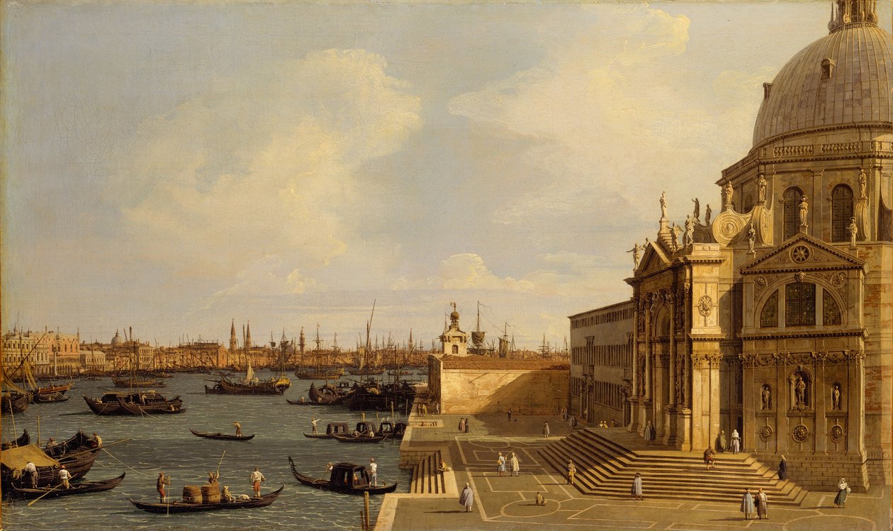 Venezia: Santa Maria della Salute, c.1740 da Giovanni Antonio Canal
