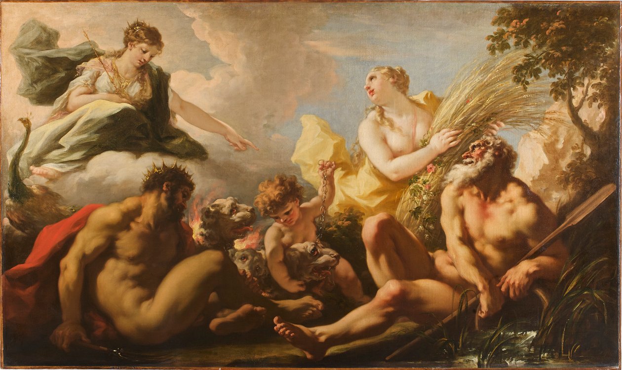 I quattro elementi della birra, 1717 da Giovanni Antonio Pellegrini
