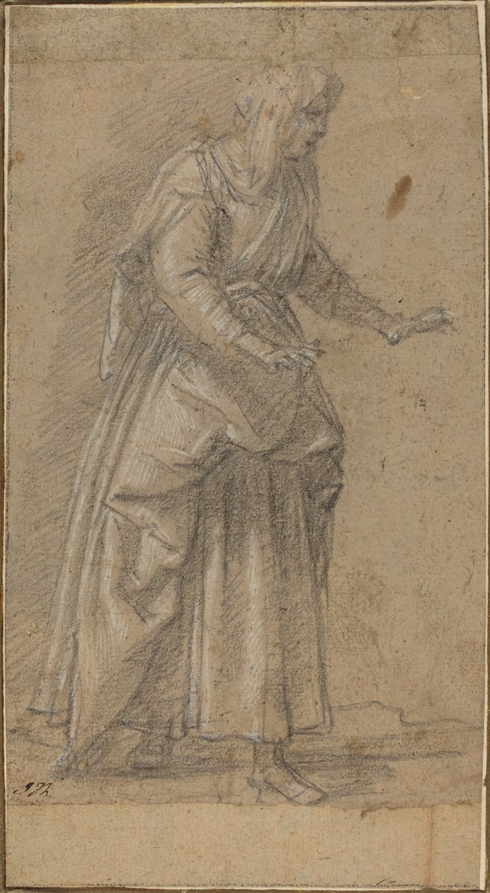 Donna che cammina verso destra da Giovanni Baglione