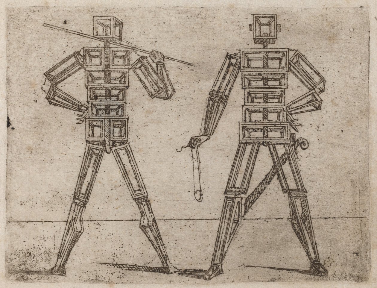 Da "Bizzarie di varie Figure" da Giovanni Battista Bracelli