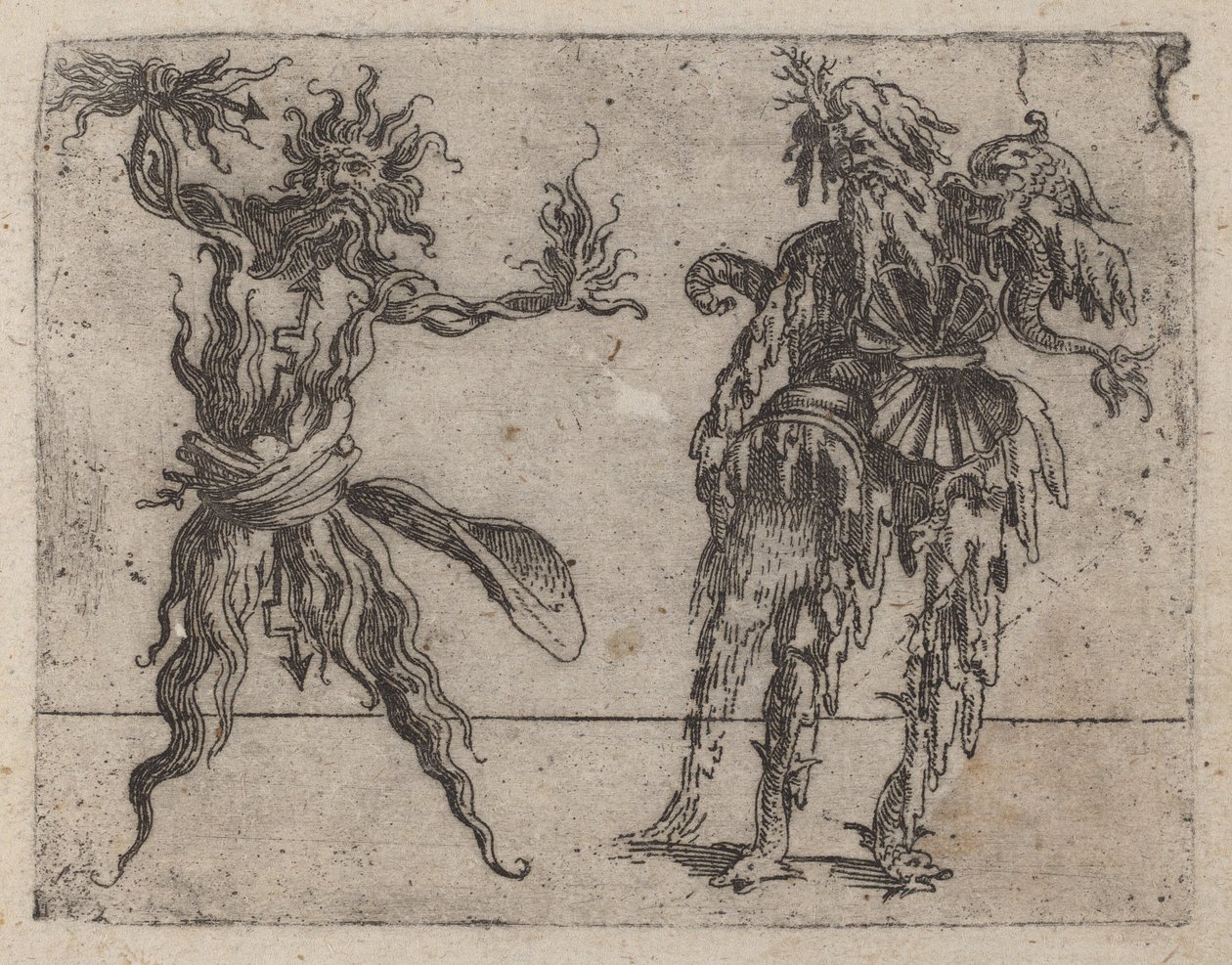 Da "Bizzarie di varie Figure" da Giovanni Battista Bracelli