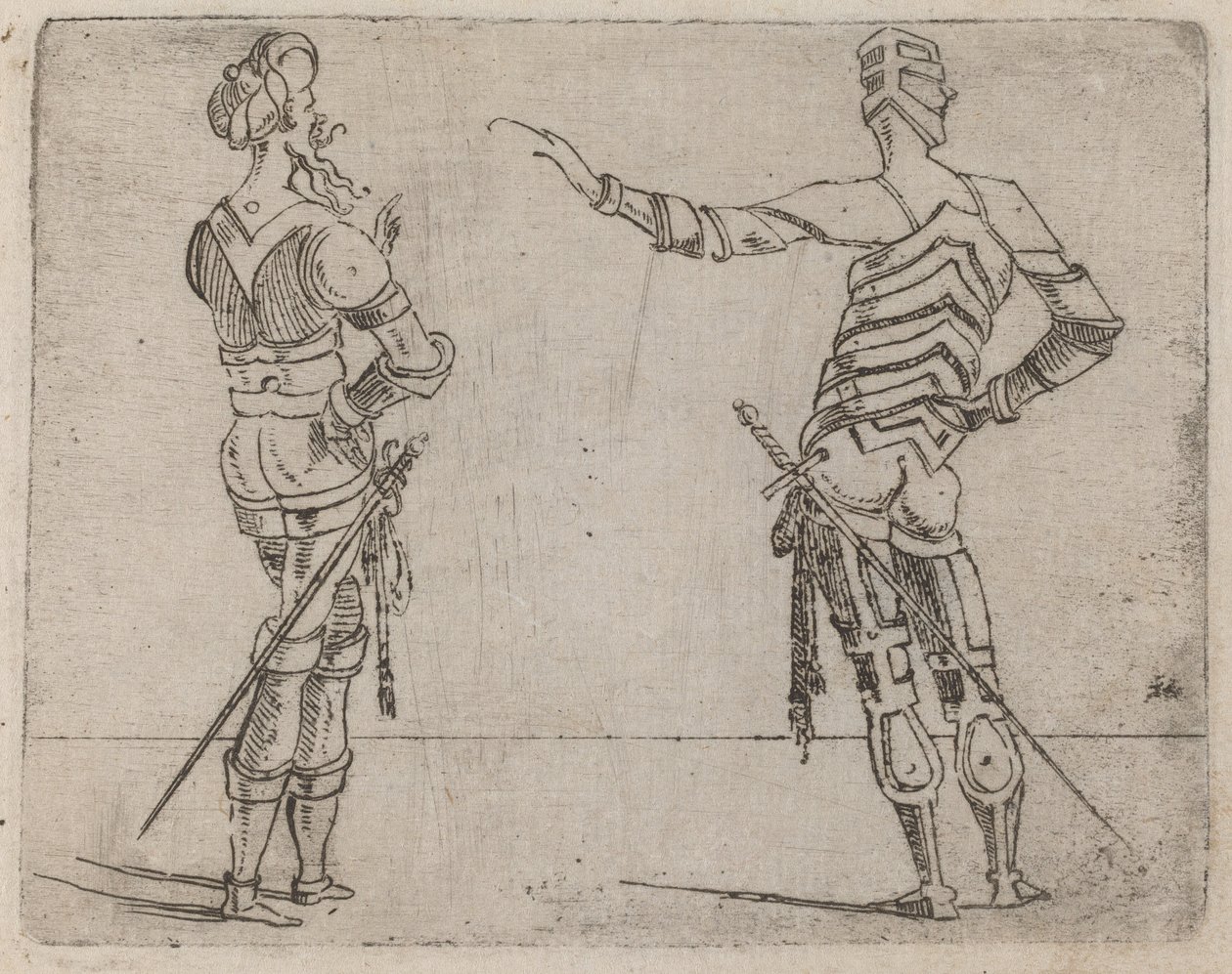 Da "Bizzarie di varie Figure" da Giovanni Battista Bracelli