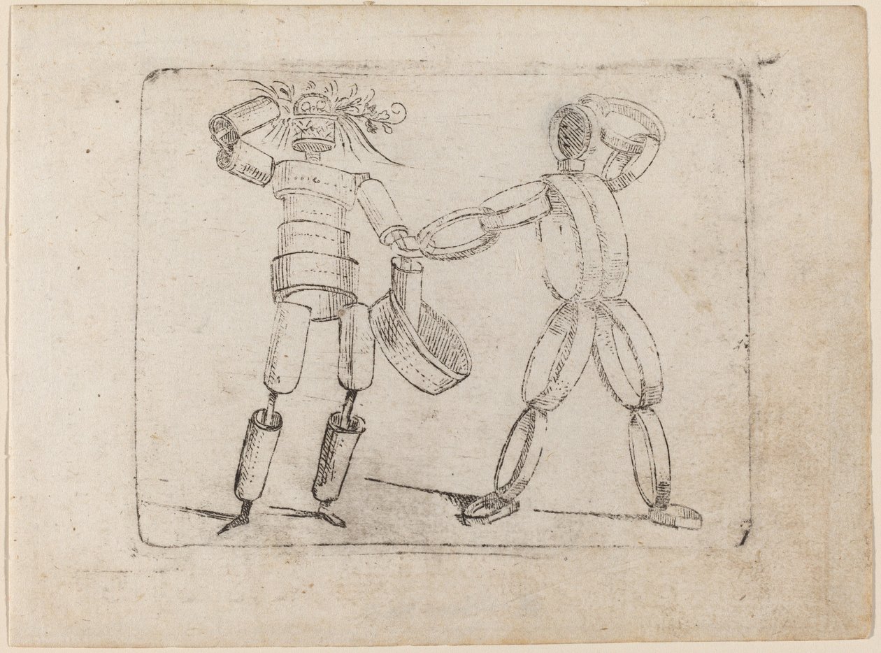 Da "Bizzarie di varie Figure" da Giovanni Battista Bracelli