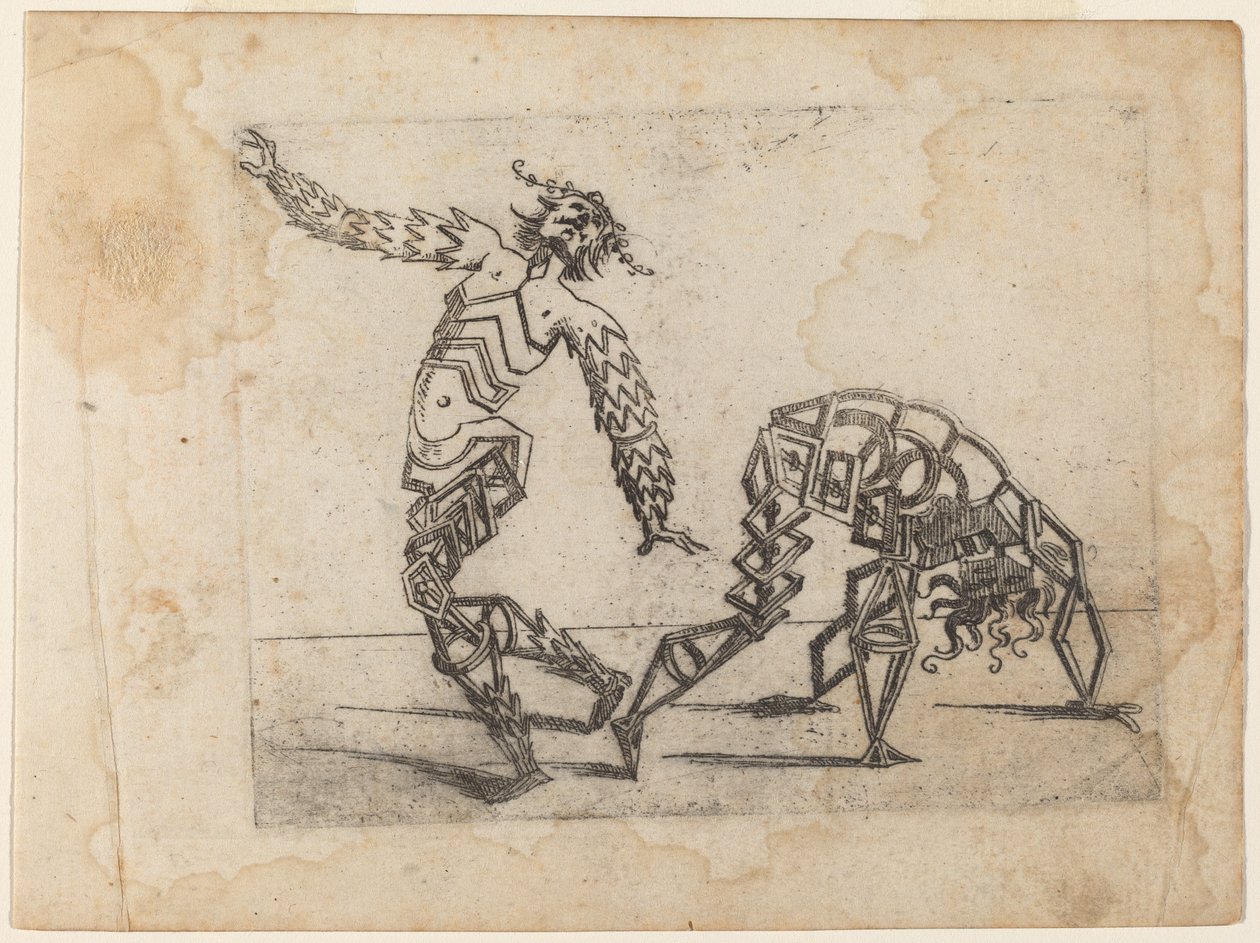 Da "Bizzarie di varie figure" da Giovanni Battista Bracelli