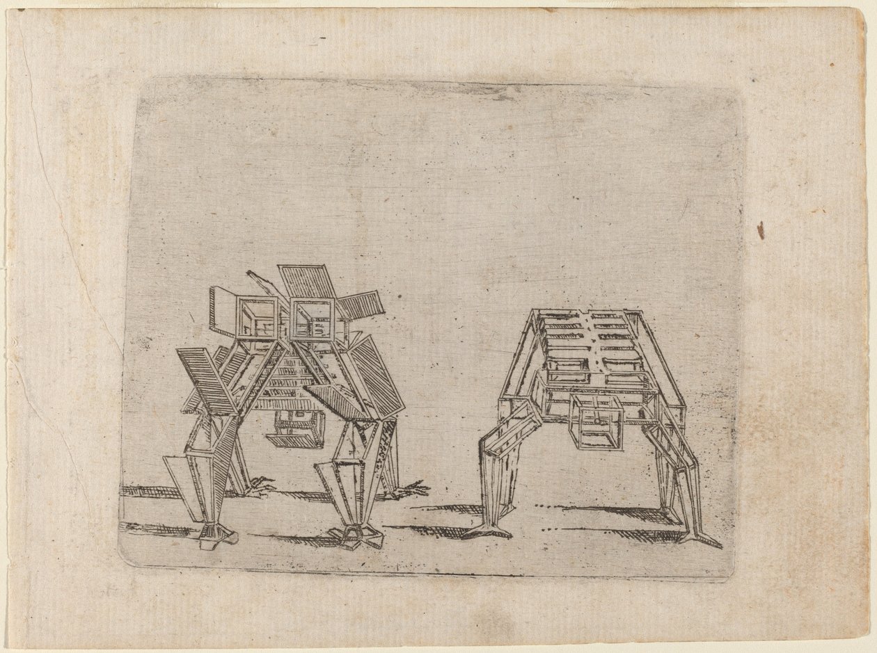 Da "Bizzarie di varie figure" da Giovanni Battista Bracelli