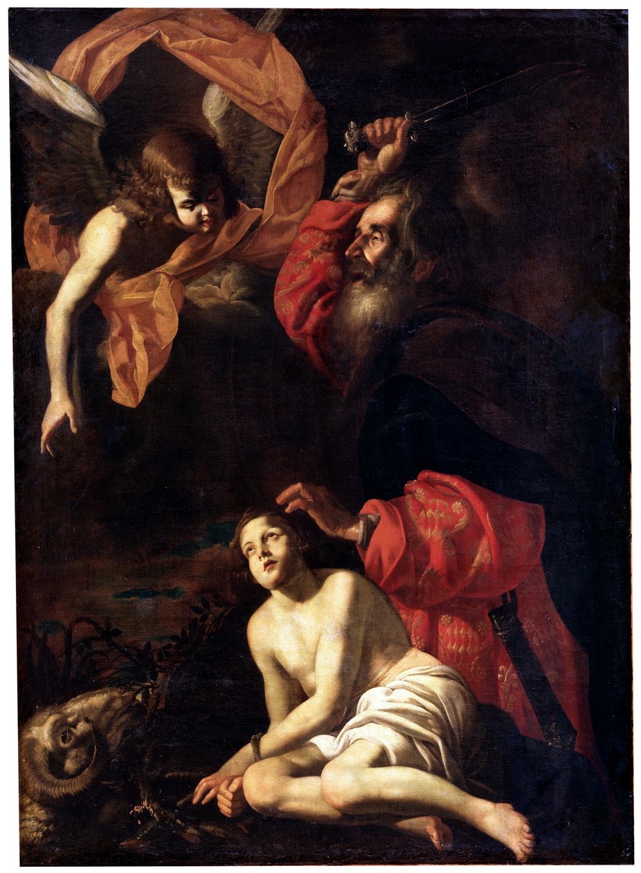Il sacrificio di Isacco di Abramo, c1615-c1620 da Giovanni Battista Caracciolo