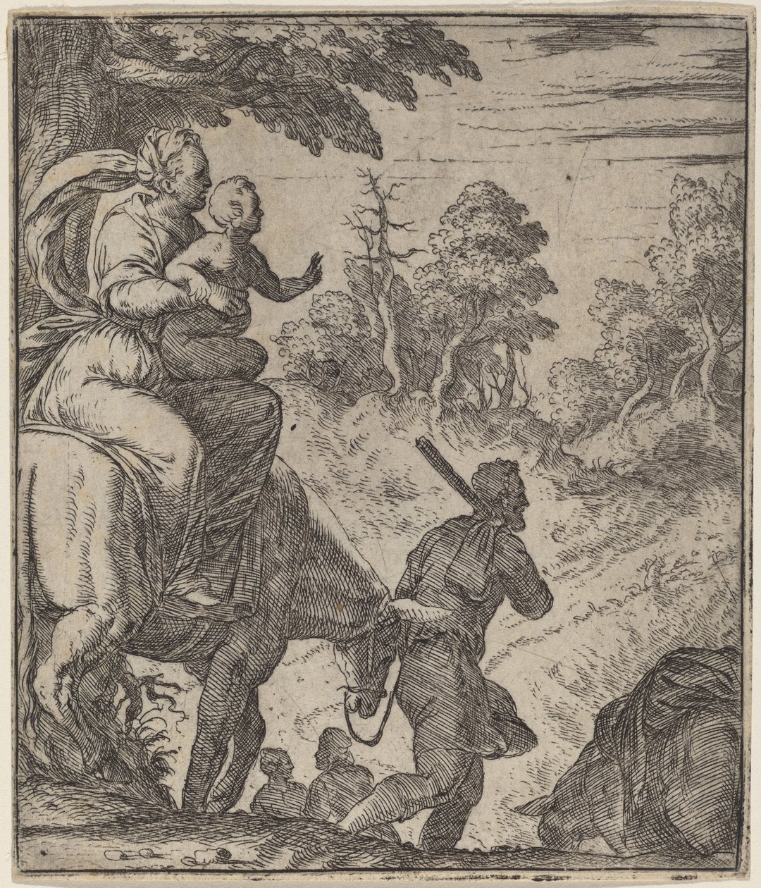 La fuga in Egitto da Giovanni Battista Fontana