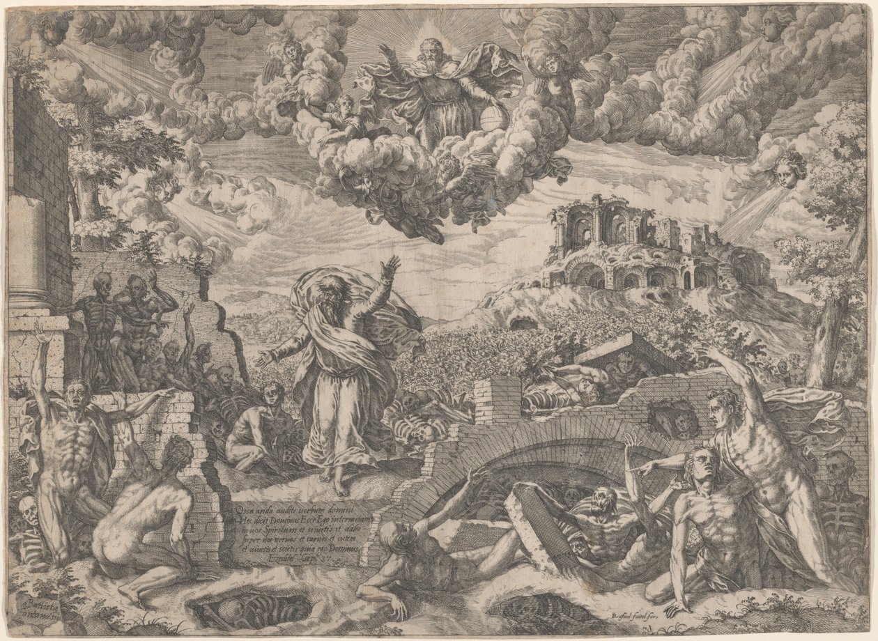 La visione di Ezechiele da Giovanni Battista Fontana