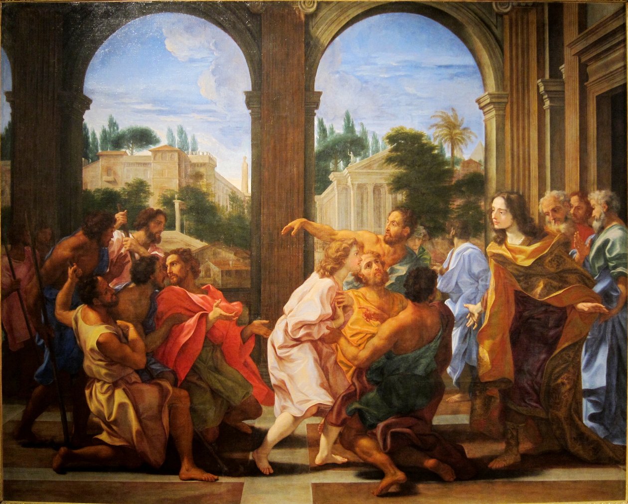 Giuseppe riconosciuto dai suoi fratelli da Giovanni Battista Gaulli