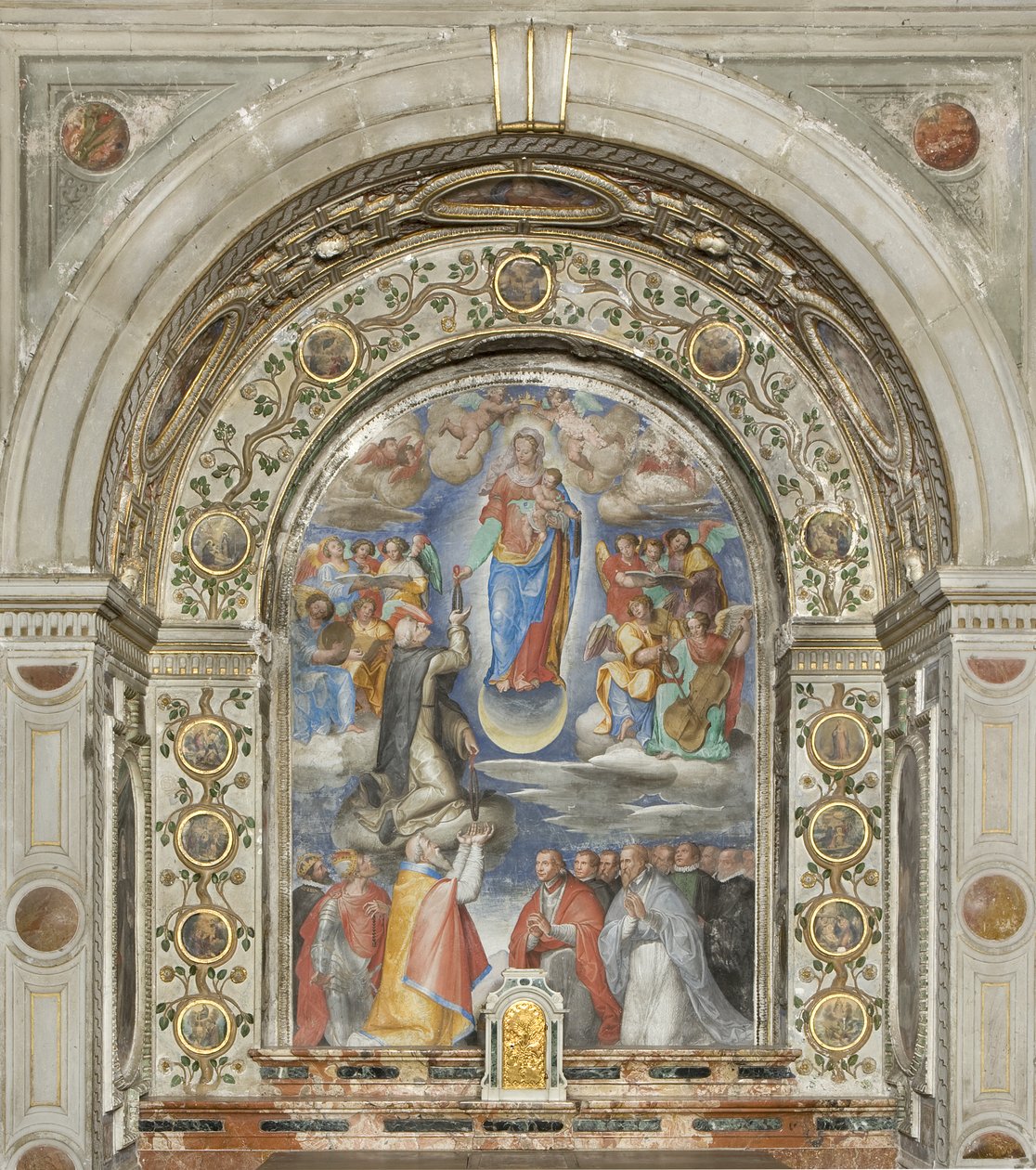Nostra Signora del Rosario, c.1615 da Giovanni Battista Maganza