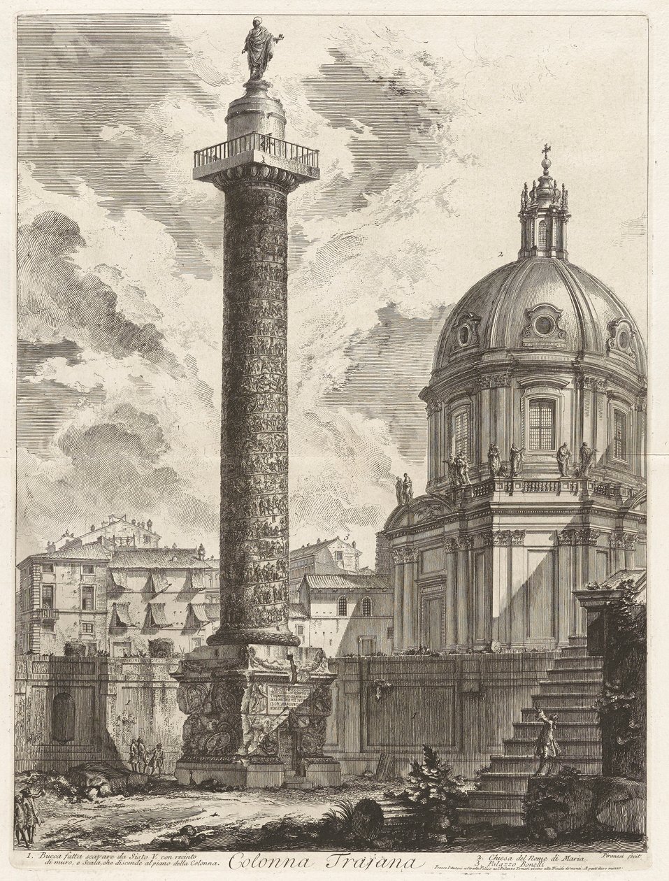 Colonna Traiana (Traiano da Giovanni Battista Piranesi