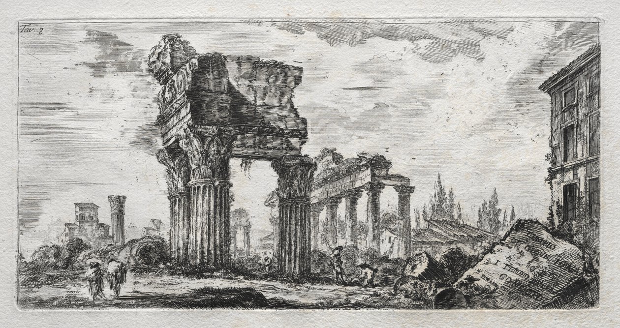 Tempio di Giove Tonante da Giovanni Battista Piranesi