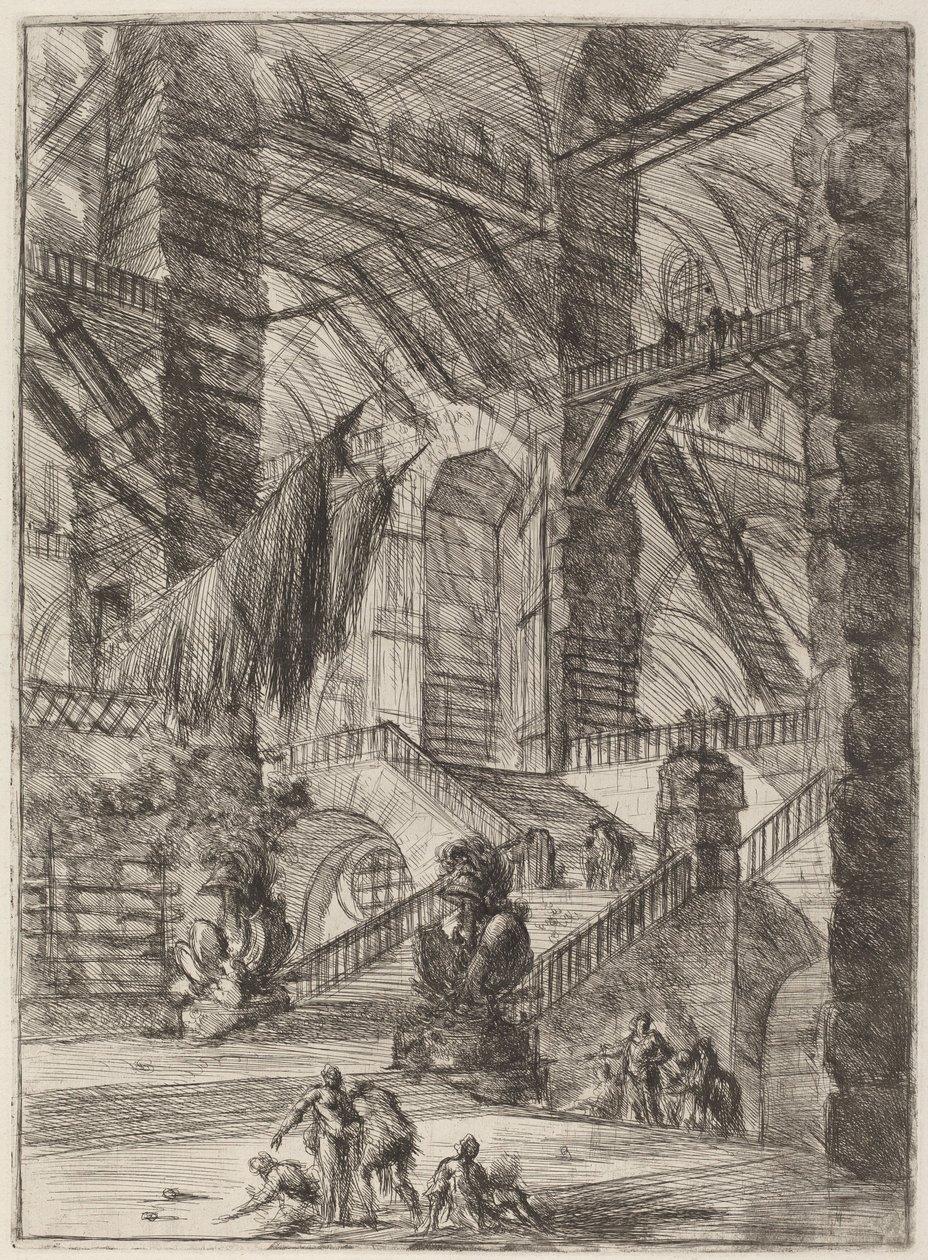 La scala con trofei da Giovanni Battista Piranesi