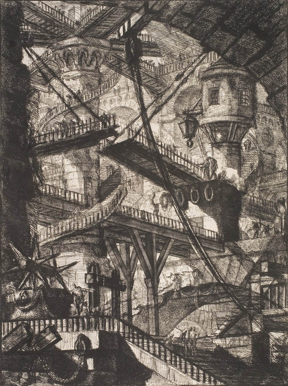 Il ponte levatoio da Giovanni Battista Piranesi