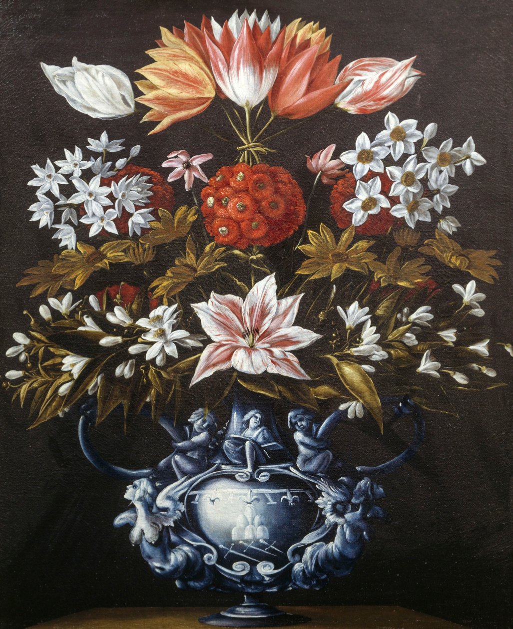 Vaso con fiori da Giovanni Battista Recco