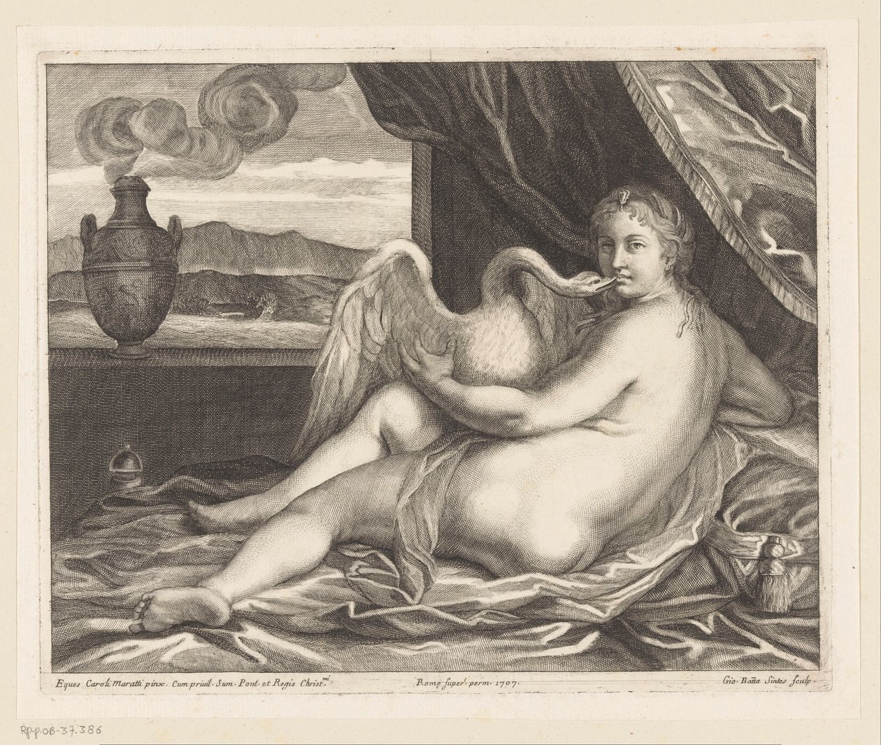 Leda e il cigno da Giovanni Battista Sintes