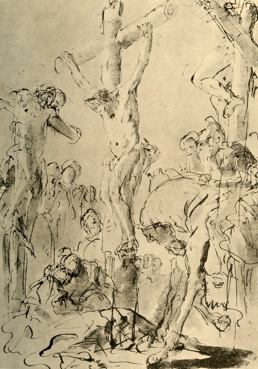 Crocifissione, metà XVIII secolo, 1928 da Giovanni Battista Tiepolo