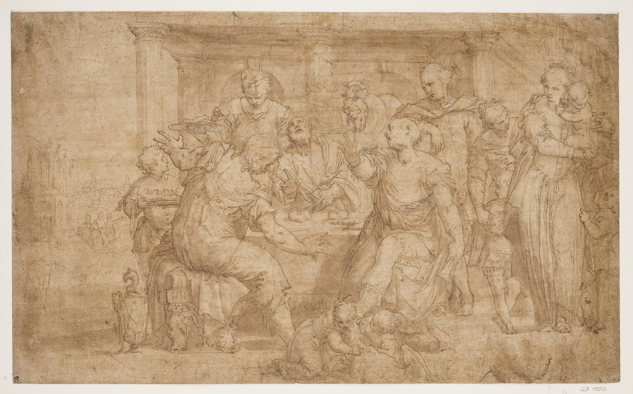 La cena di Emmaus da Giovanni Battista Zelotti