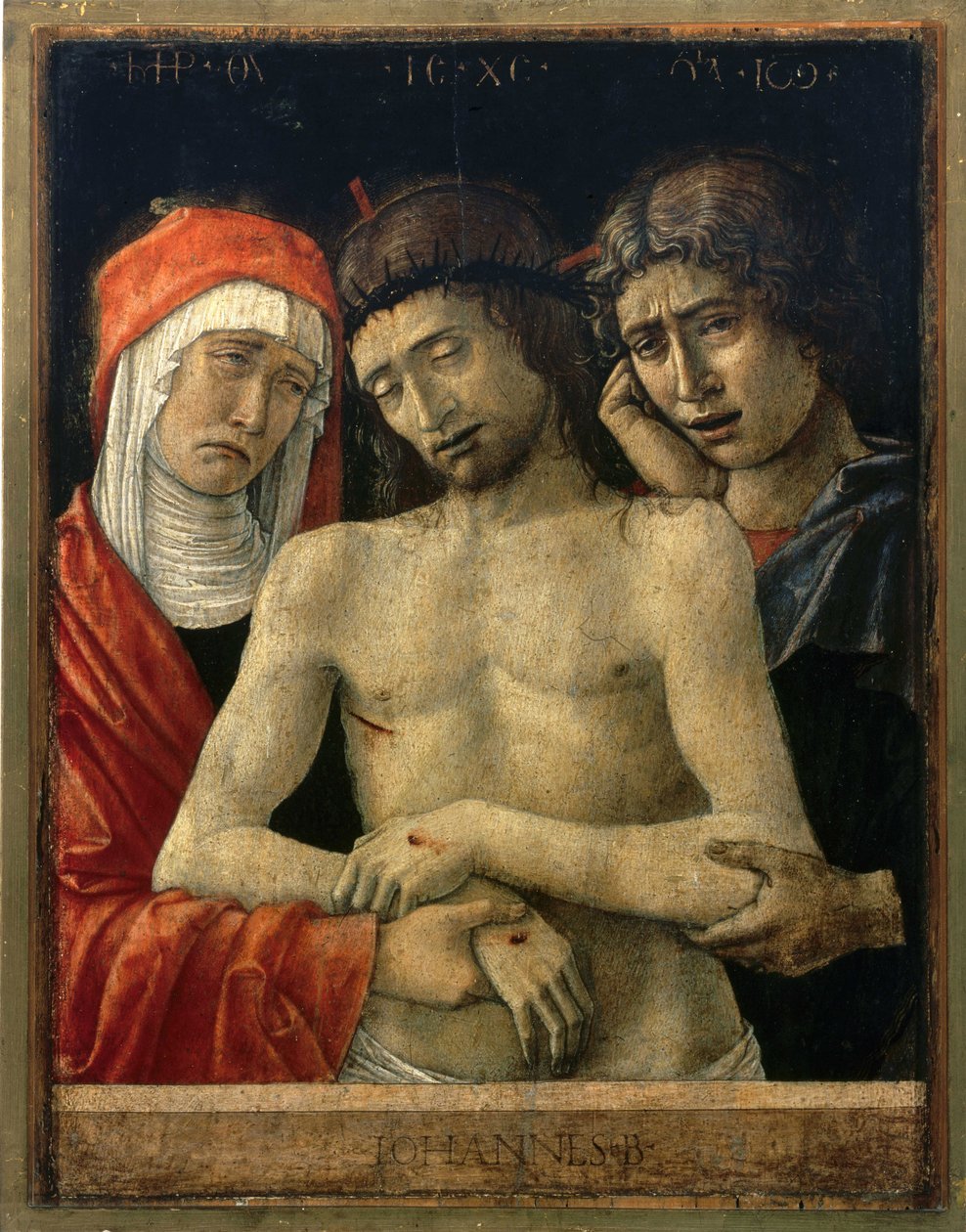 Pietà con la Vergine e San Giovanni da Giovanni Bellini