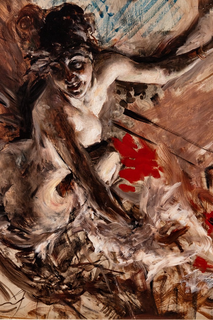 Madame de Joss (dettaglio) da Giovanni Boldini