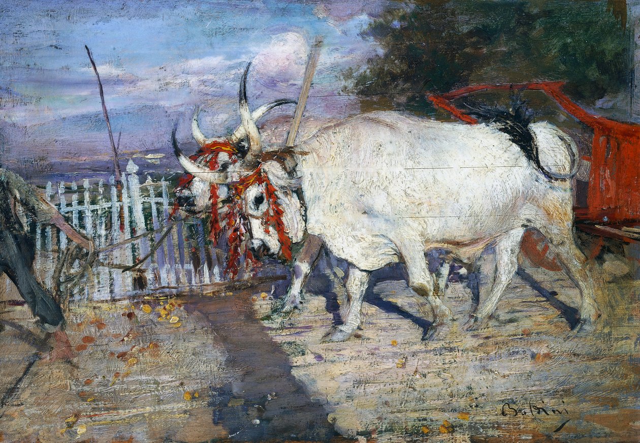 Carro di buoi da Giovanni Boldini