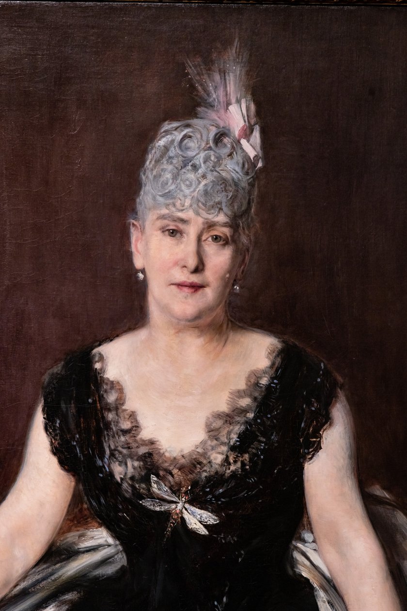Ritratto di Madame Seligman (dettaglio) da Giovanni Boldini