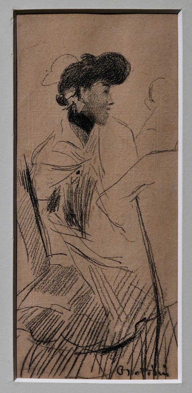 Donna elegante seduta da Giovanni Boldini