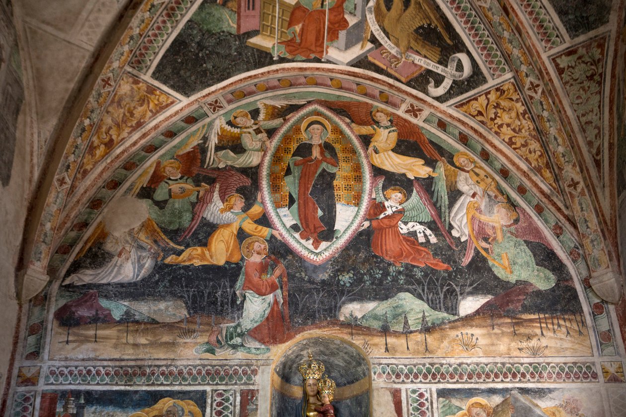 Ascensione, c.1492 (affresco) da Giovanni Canavesio