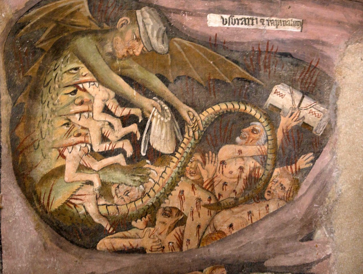 Giudizio Universale, c.1492 (dettaglio) da Giovanni Canavesio