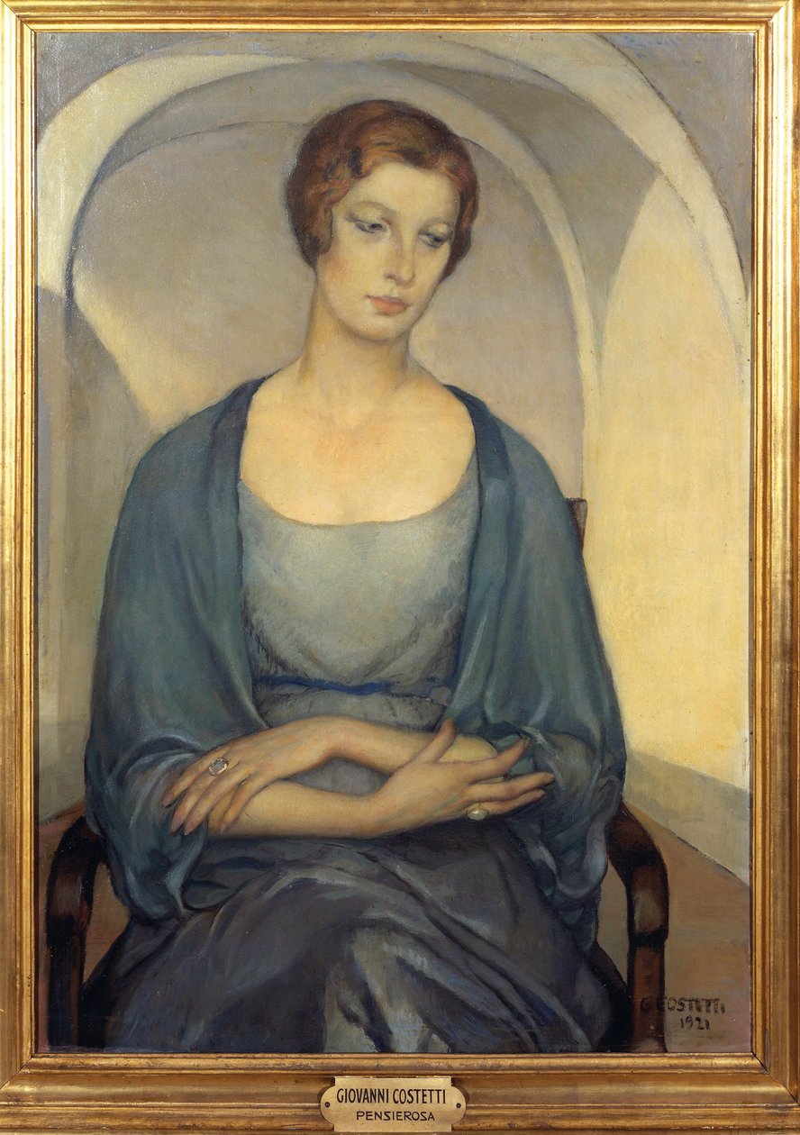 Donna pensierosa da Giovanni Costetti