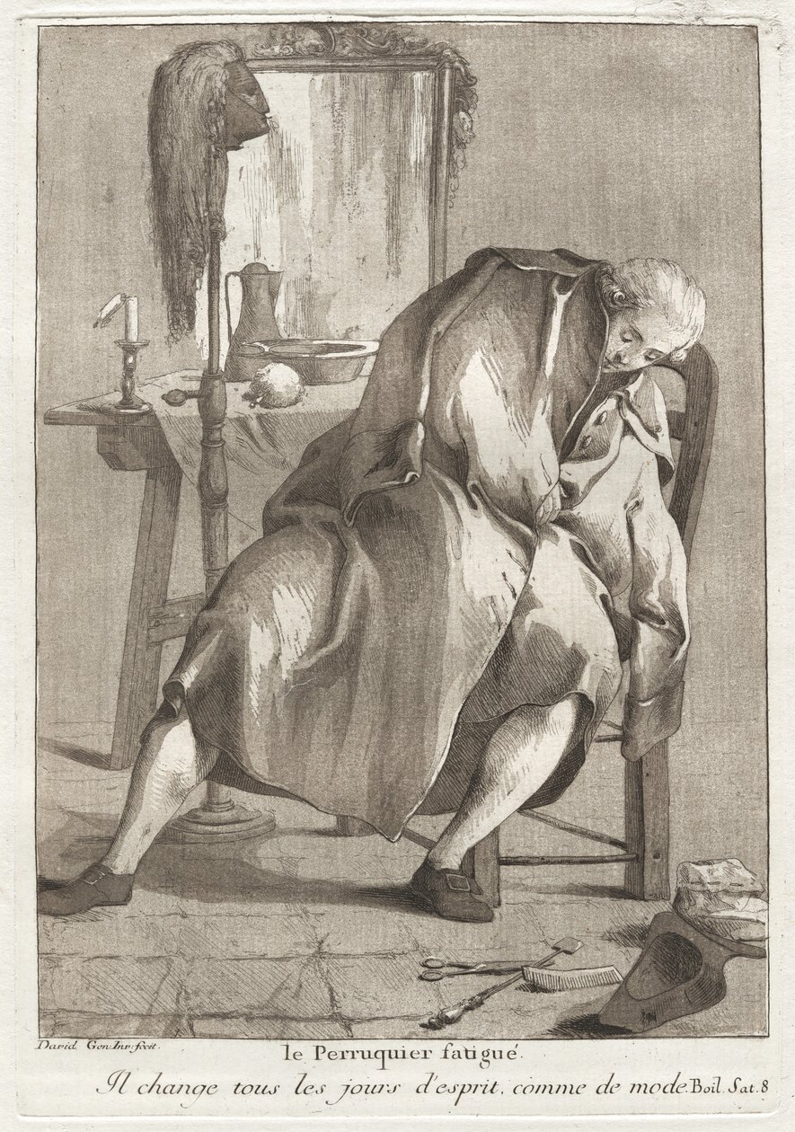 Il parrucchiere stanco da Giovanni David