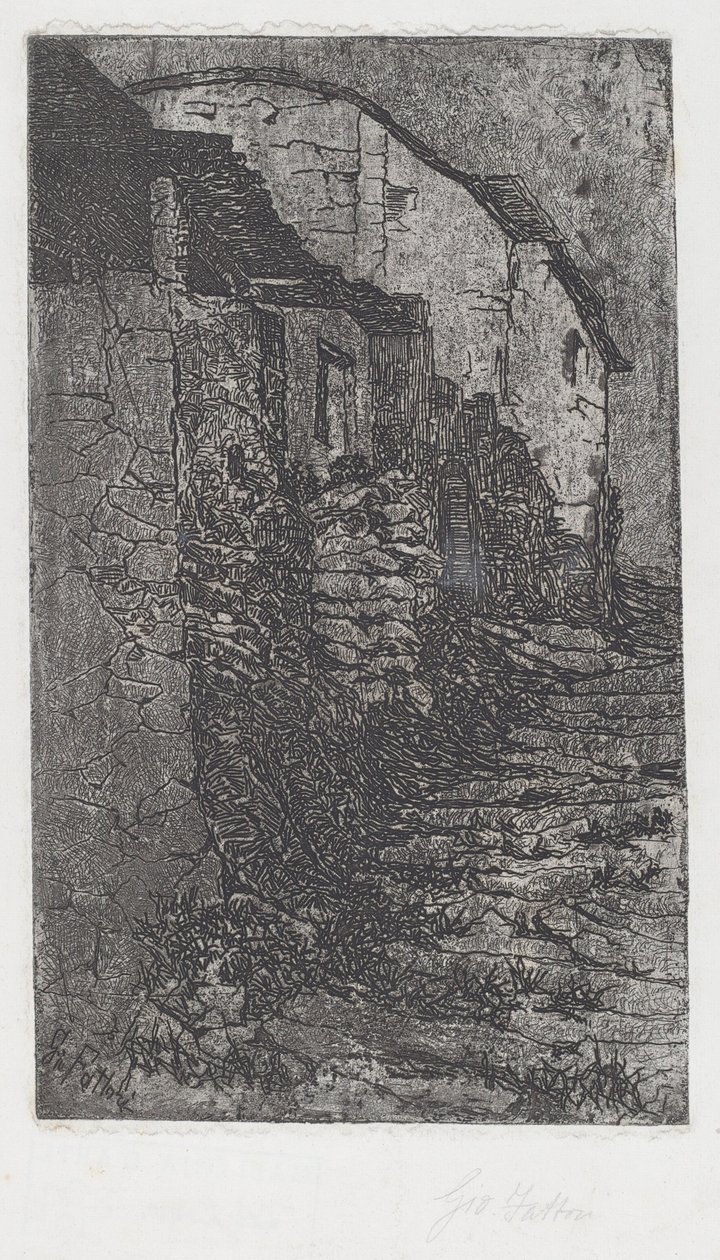 Bauco presso Roma da Giovanni Fattori