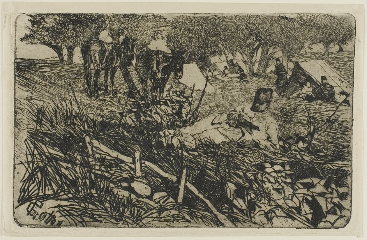 La lettera al campo da Giovanni Fattori