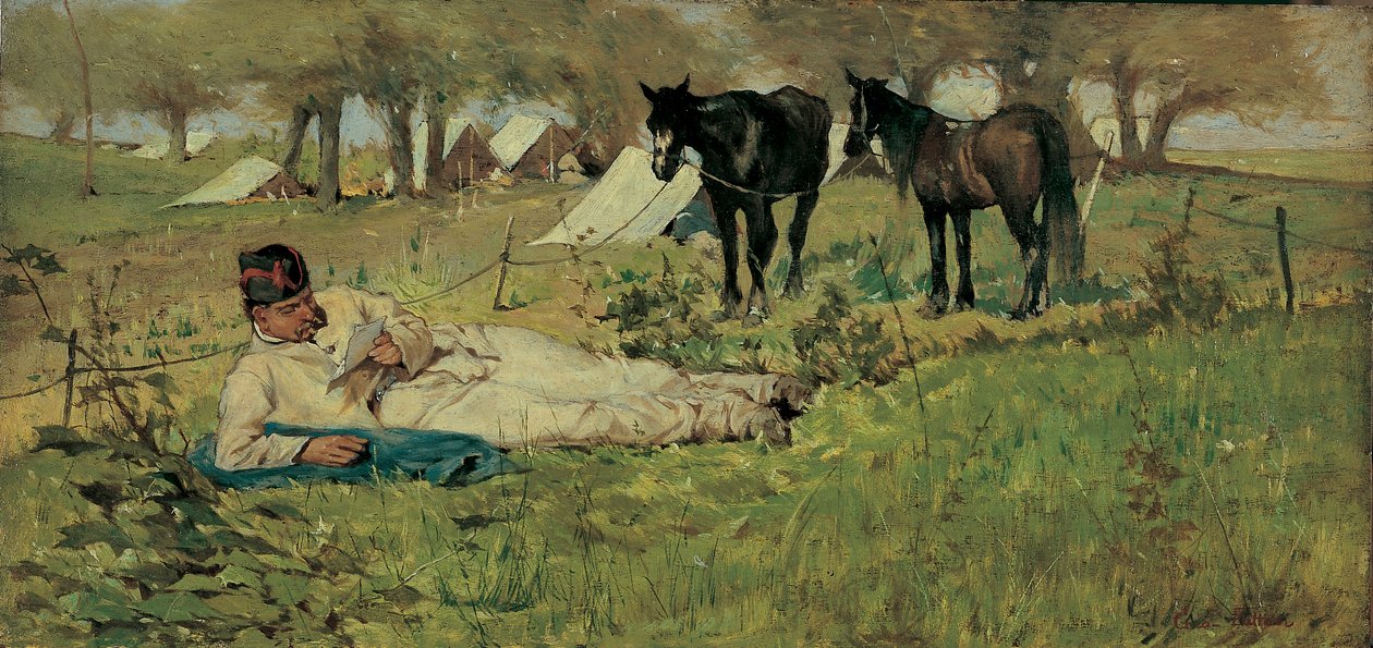 La lettera al campo da Giovanni Fattori