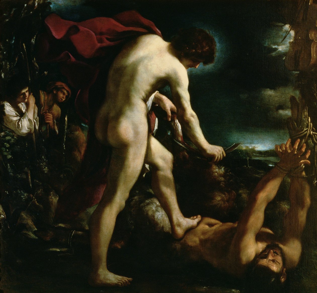 Apollo scuoia Marsia, c.1618 da Giovanni Francesco Barbieri