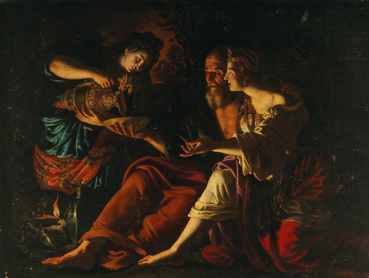 Lot e le sue figlie da Giovanni Francesco Guerrieri