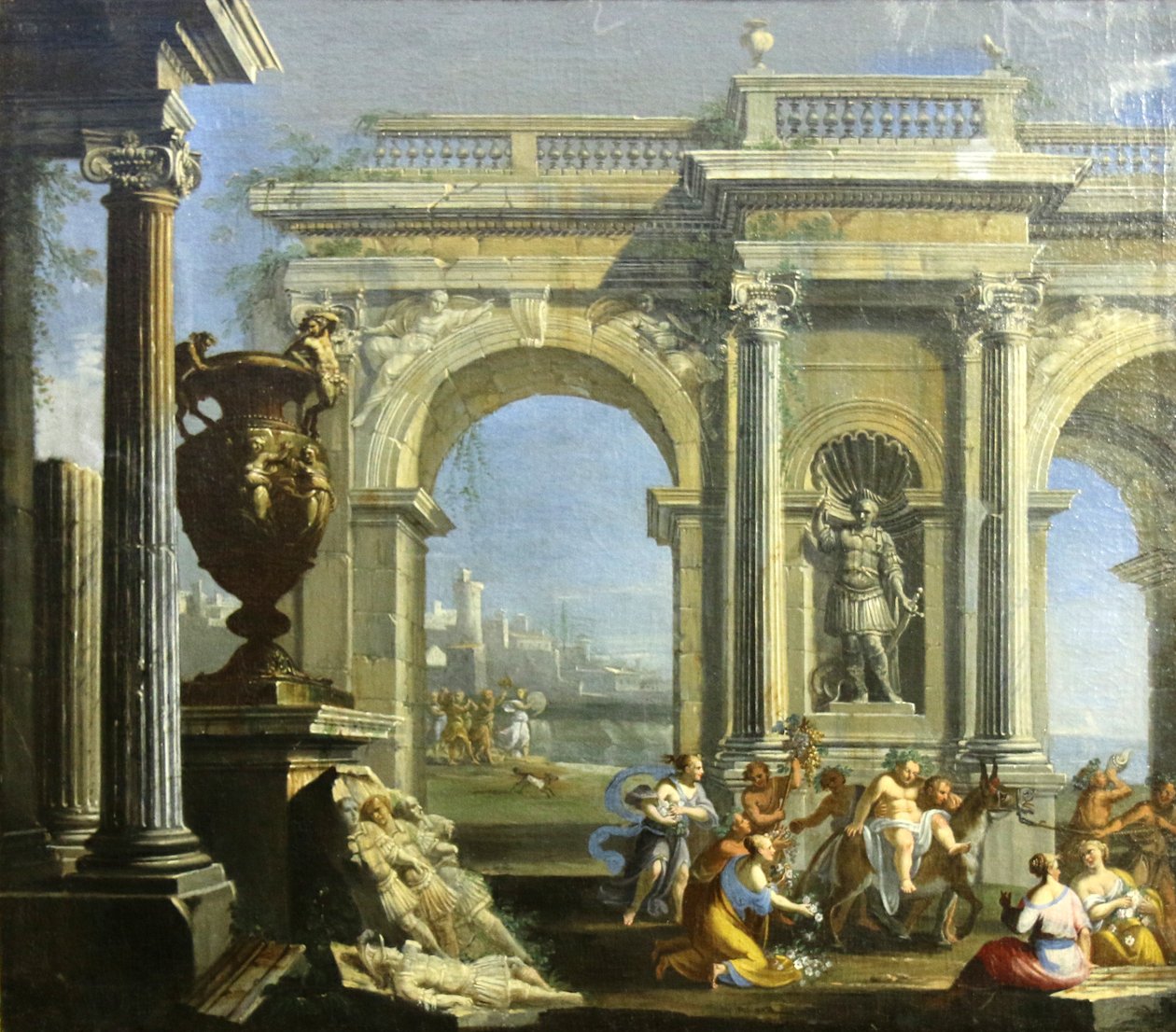 Il trionfo di Silène. da Giovanni Ghisolfi