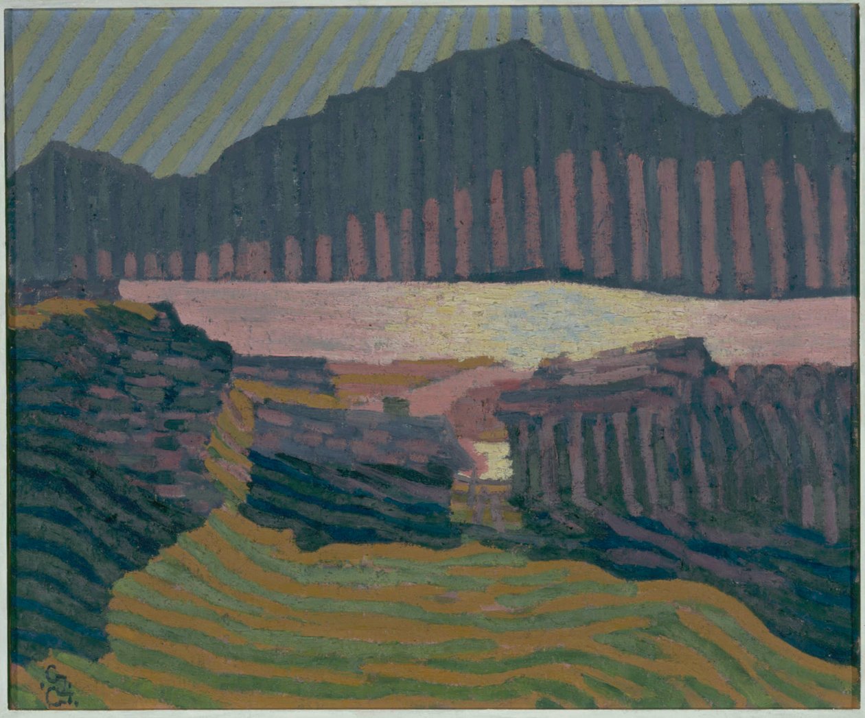Veduta di Capolago da Giovanni Giacometti