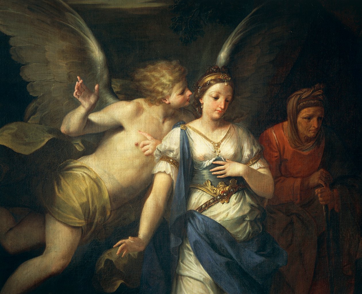 Angelo che ispira Giuditta da Giovanni Gioseffo da Sole