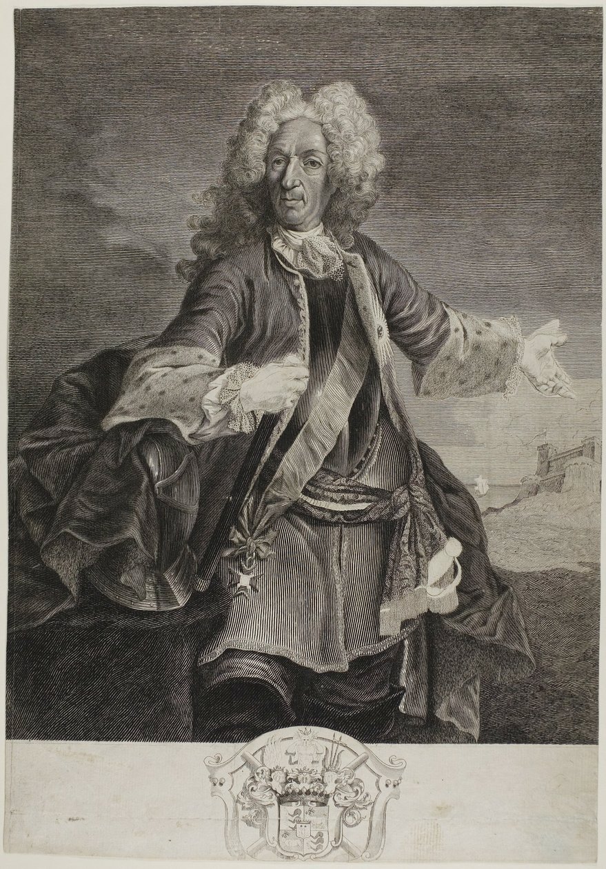 Johann Matthias, conte von Schulenburg da Giovanni Marco Pitteri