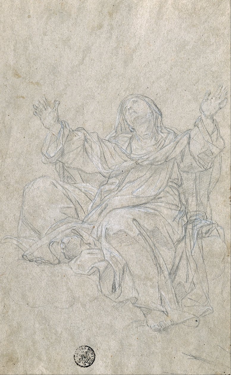Studio per Santa Caterina da Giovanni Odazzi