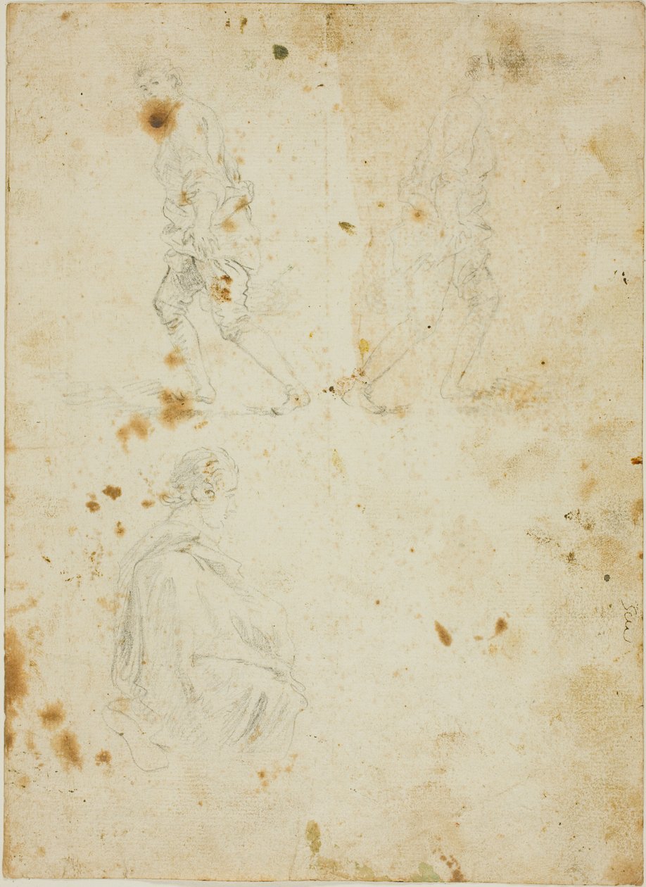 Studi di figure maschili da Giovanni Paolo Panini